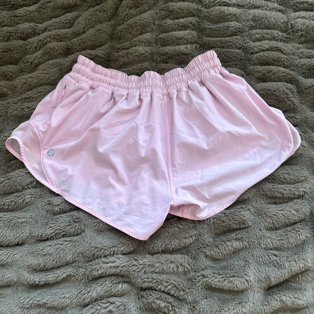 Lululemon Miami Pink Hotty Hot HR Shorts Size 4 2.5”